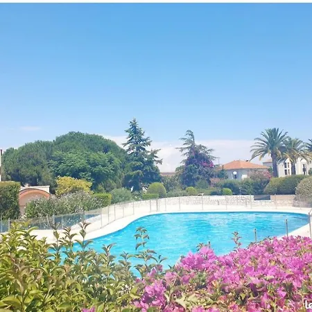 Antibest2 2 Pers Sea Pool Terrac Park 14 Night Min Antibes